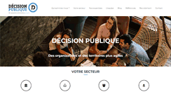 Desktop Screenshot of decisionpublique.fr