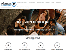 Tablet Screenshot of decisionpublique.fr